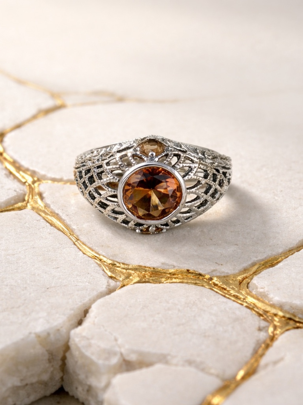 NEW! Smoky Topaz Ring